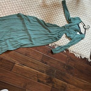 Green beach dress